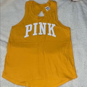 PINK Victoria's Secret Golden Tank Top